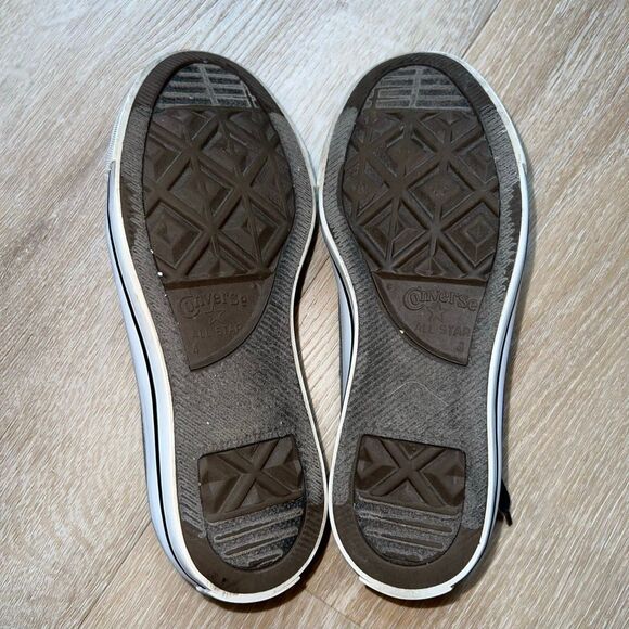 Converse All Star Chuck Taylor Low Top Sneakers, Gray Denim Color, Women’s US 6 - Picture 9 of 11